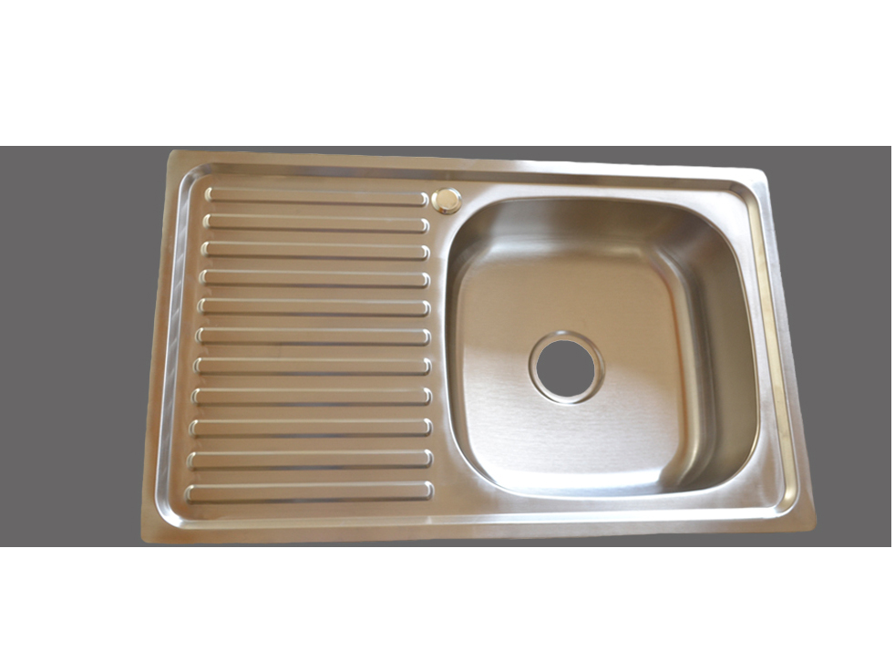 Spülbecken GROßE ABLAGEFLÄCHE breit Edelstahlspühle Einbauspüle